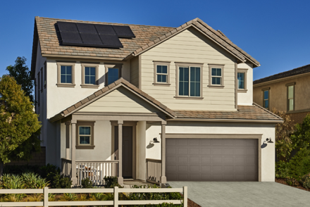 Image of home with solar panels