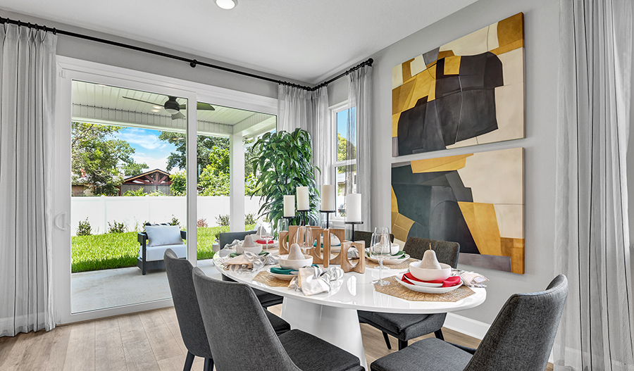 The Sandalwood floor plan dining nook