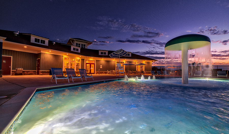 Community pool at Clarks Rest in Leonardtown, Maryland