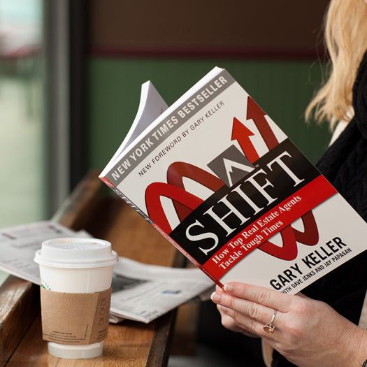 The cover of Shift: How Top Real Estate Agents Tackle Tough Times by Gary Keller