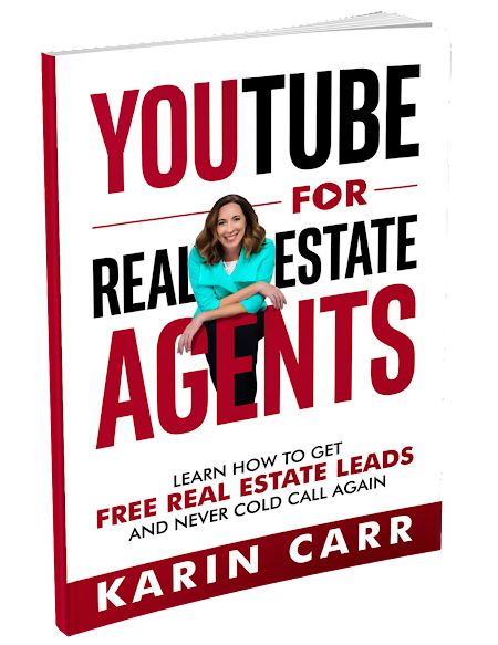 The cover of YouTube for Real Estate Agents by Karin Carr