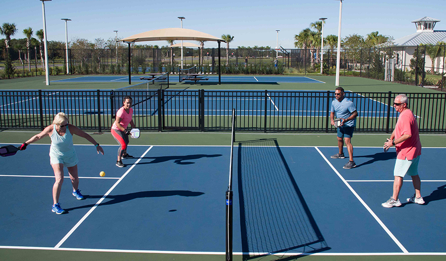 Pickleball court