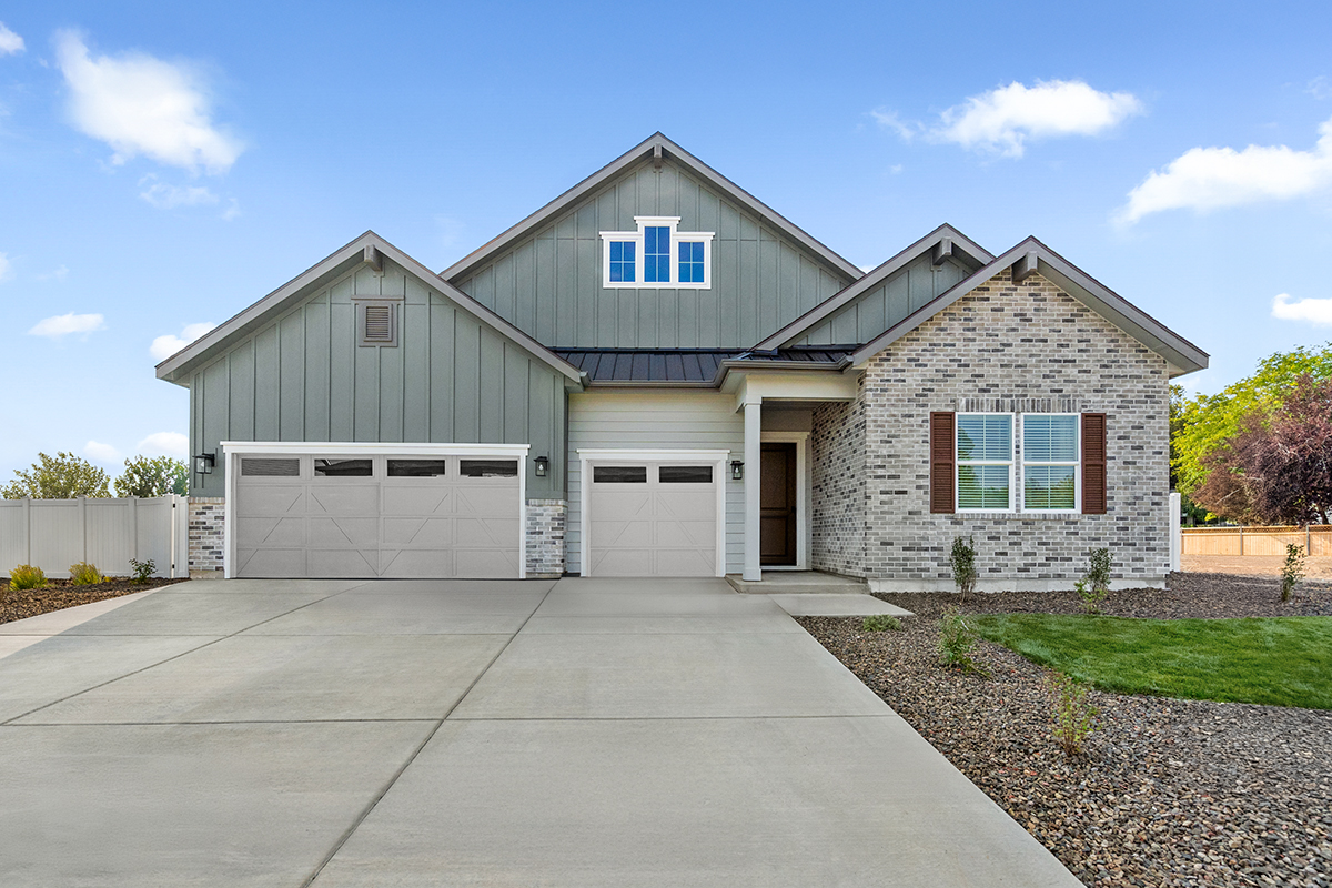 exterior of a beautiful single-story home