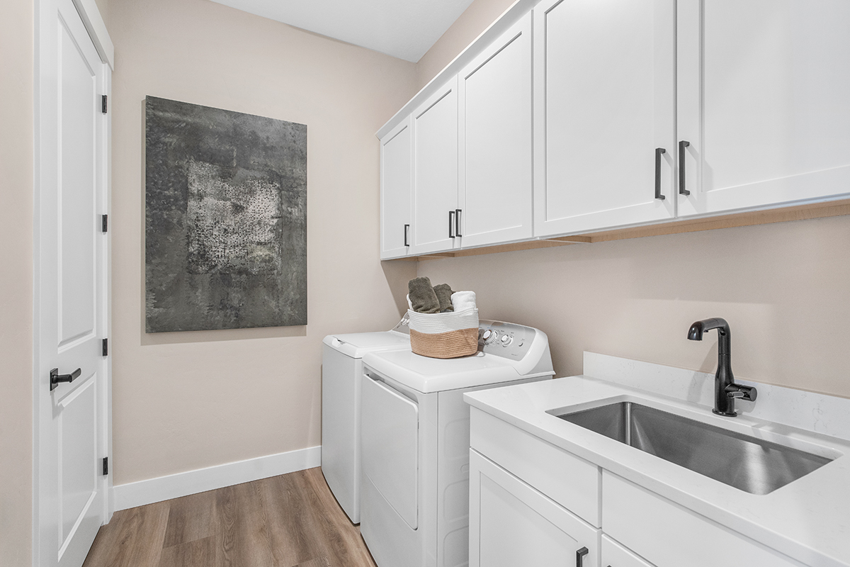 Convenient laundry room