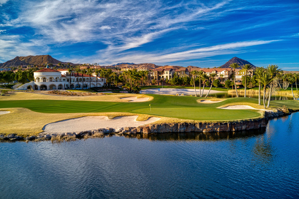 The Salerno Summit at SouthShore Lake Lake Vegas golf course