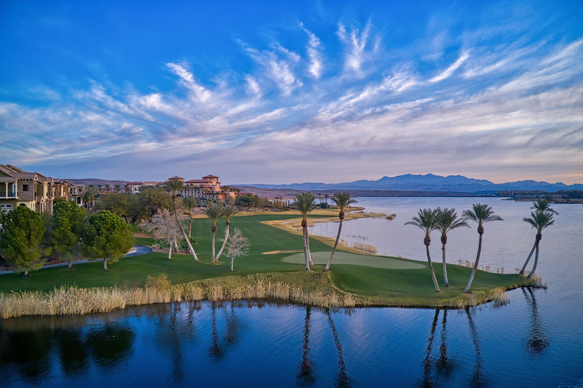 Dusk over Lake Las Vegas