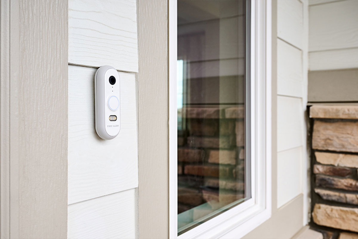 A smart video doorbell
