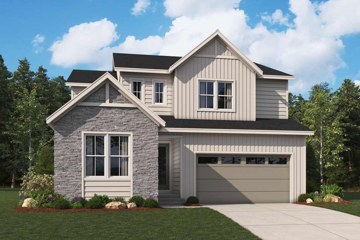 Exterior of a beautiful new home