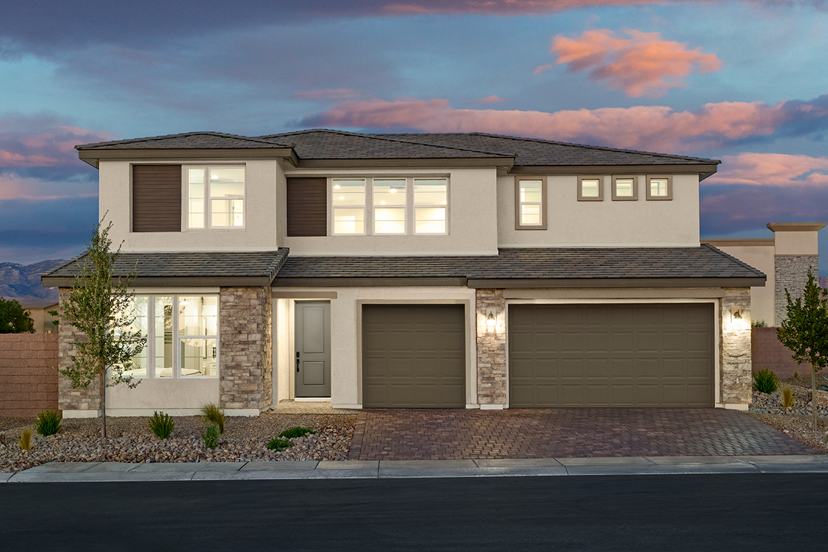 3-car garage attached to a smart floor plan