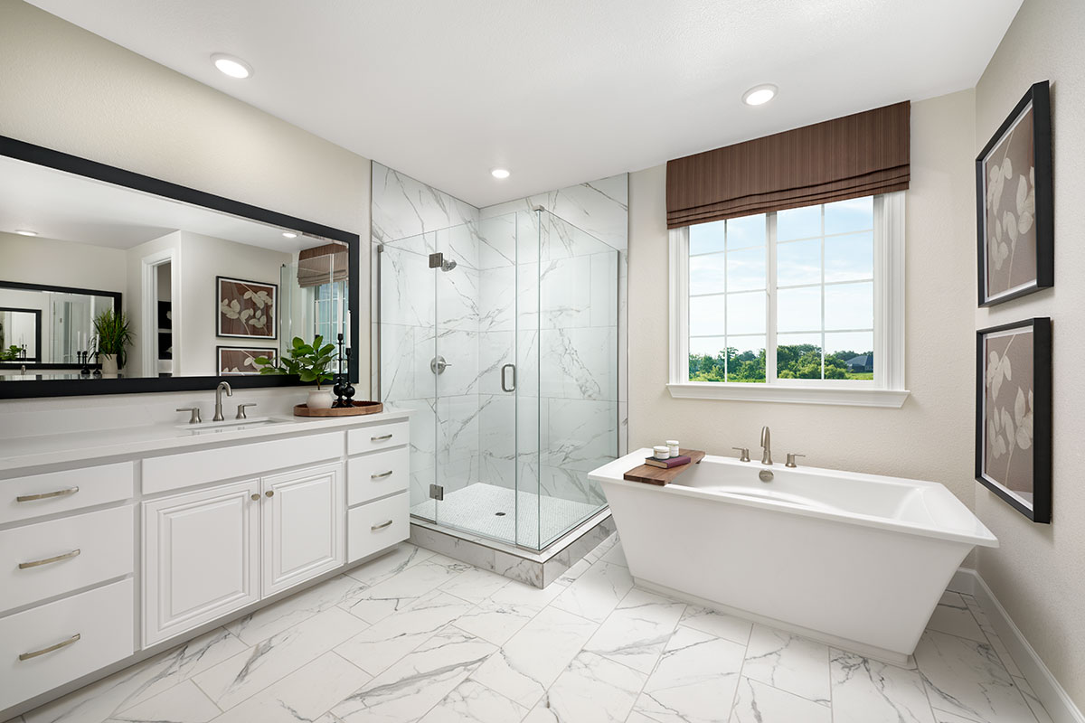 Beautiful open bathroom
