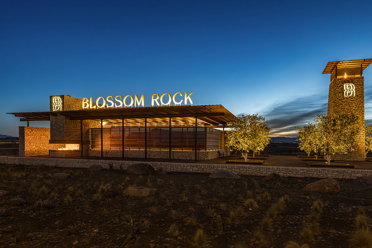 Blossom Rock monument and club house