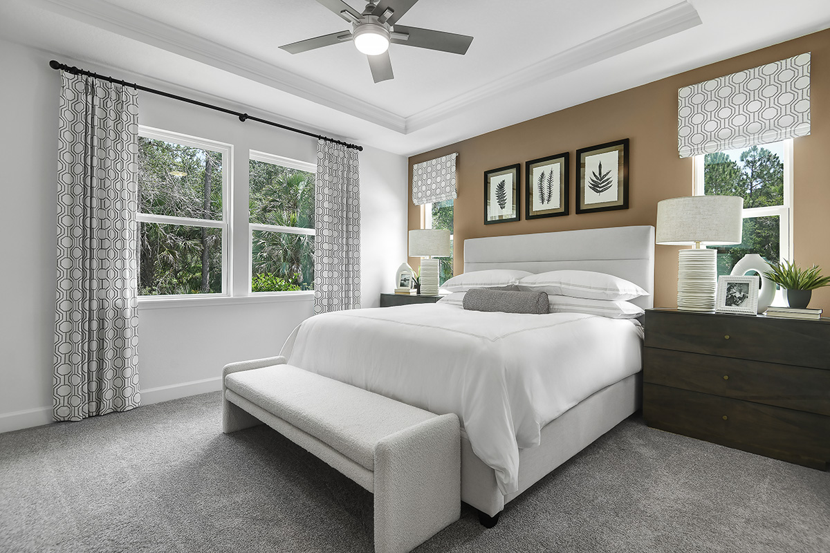 Stunning primary suite in the Augusta floor plan