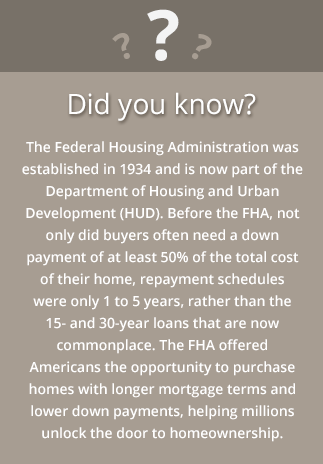 FHA facts