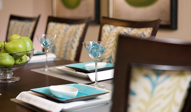 Modern tablescape