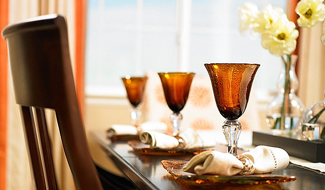 Traditional tablescape