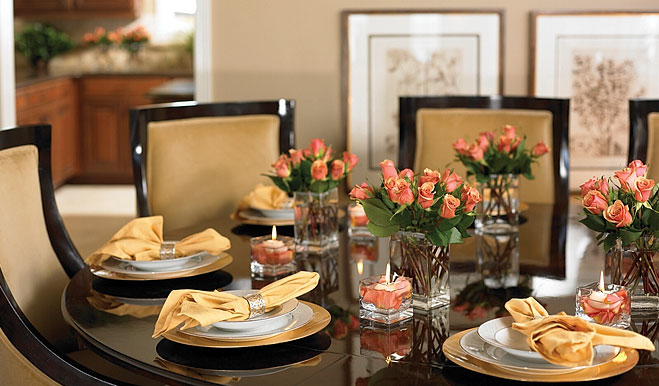 Romantic tablescape
