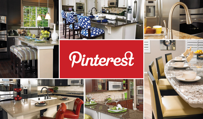Pinterest pins showing home decorating ideas
