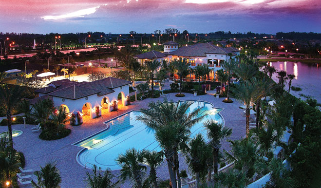 Club pool Boca Raton, Florida