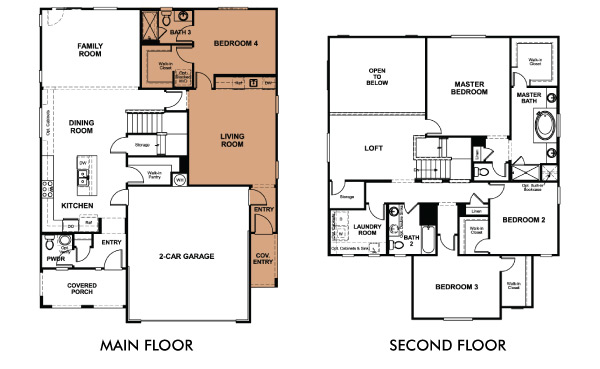 multi-generational home floor plan