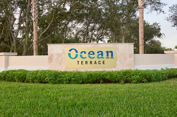 Monument sign for Ocean Terrace