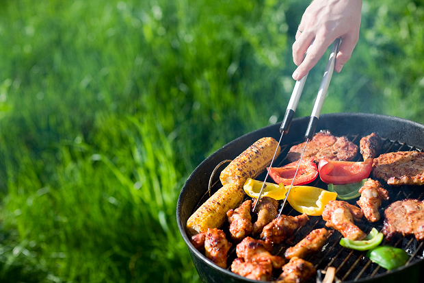 Food on the grill