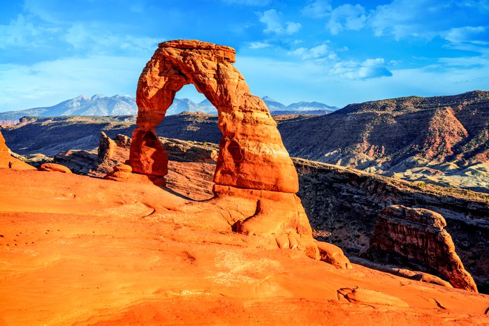 Rock formation at Arches National Park