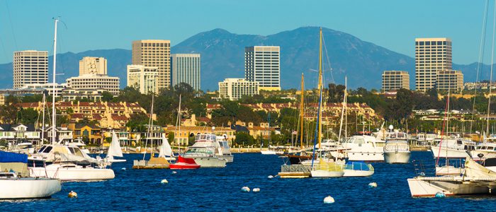 Orange County skyline
