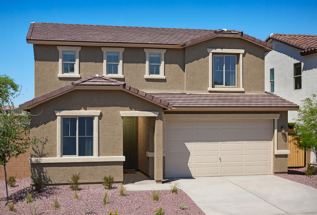 Two-story Citrine model home exterior