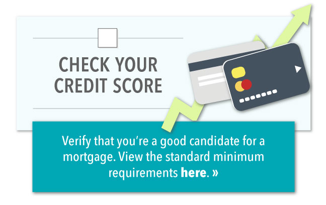 Illustration of front and back of a credit card and the words "Check Your Credit Score"
