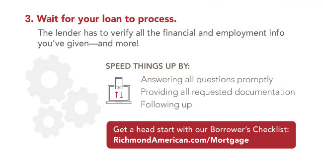 Wait for your loan to process