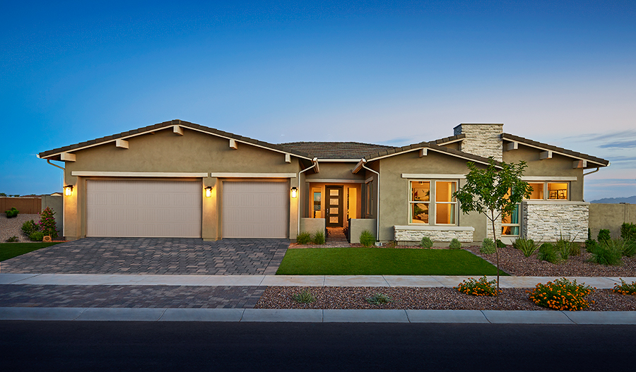 Ranch-style home with 3-car garage