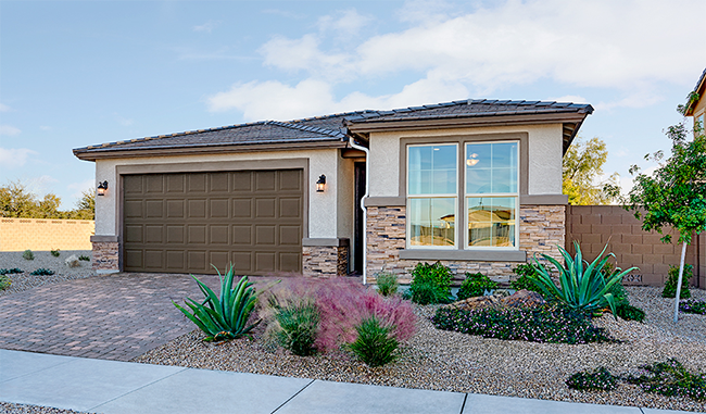 Exterior of Sunstone plan
