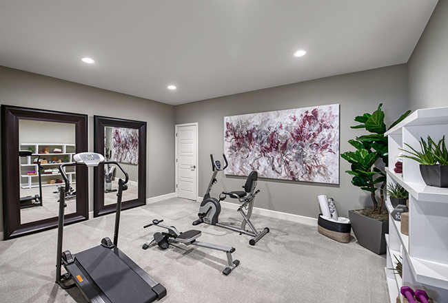 Home Gym Designs That Will Make You Wanna Sweat  Gym room at home, Home gym  decor, Home gym basement