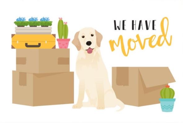 Moving announcement