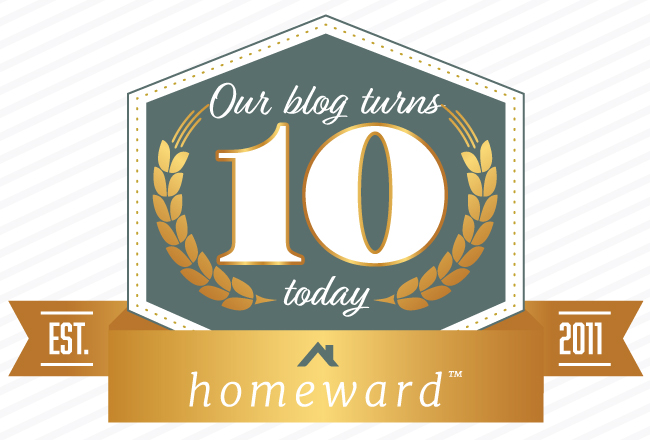 Homeward Blog Turns 10 Years Old logo