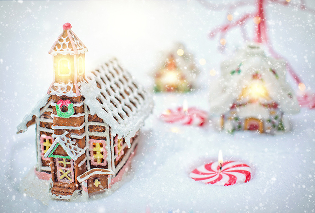 Nontraditional gingerbread house