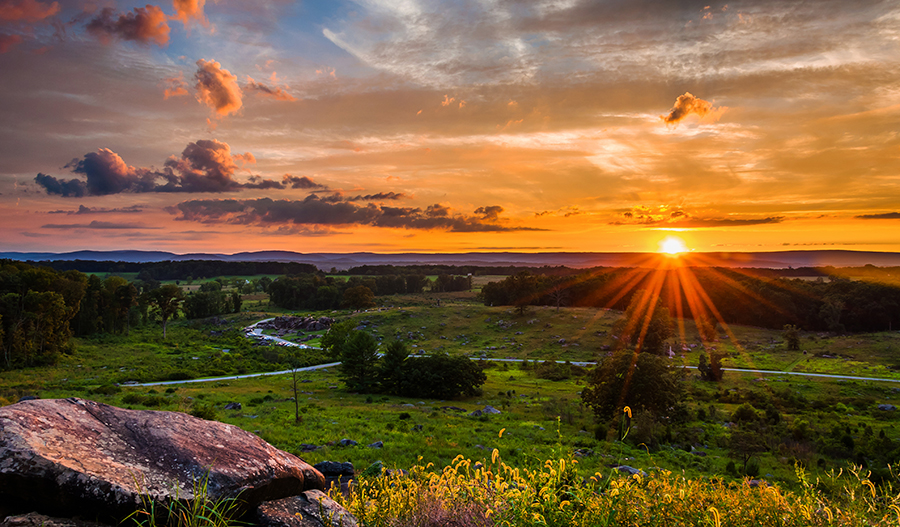 Sunset in Southern Pennsylvania