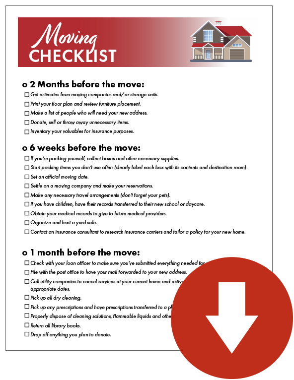 Complete Checklist For Moving Into A New House (2024)