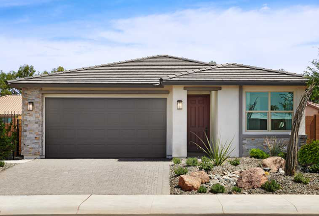 One-story home with two-car garage