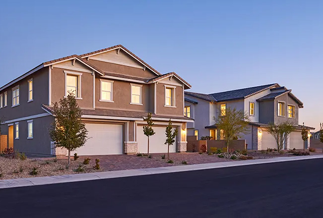 Marblewood and Sandalwood model paired homes