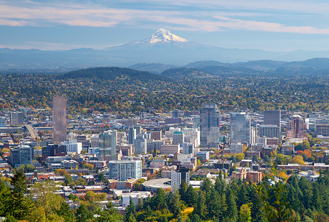 Portland, Oregon skyline