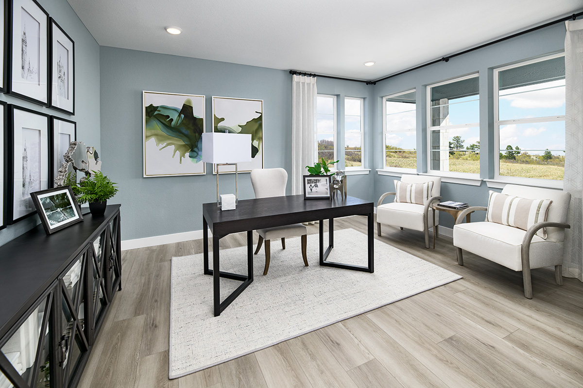 Fully furnished home office