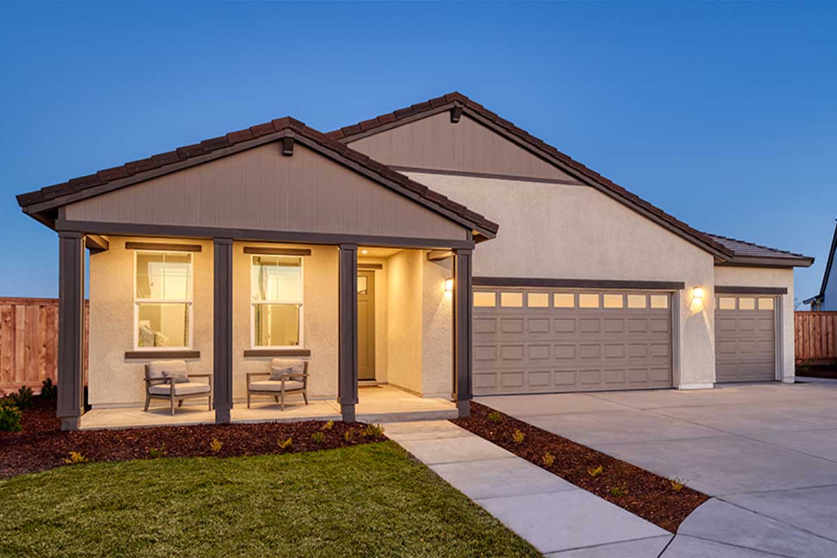 Exterior of a stunning new home