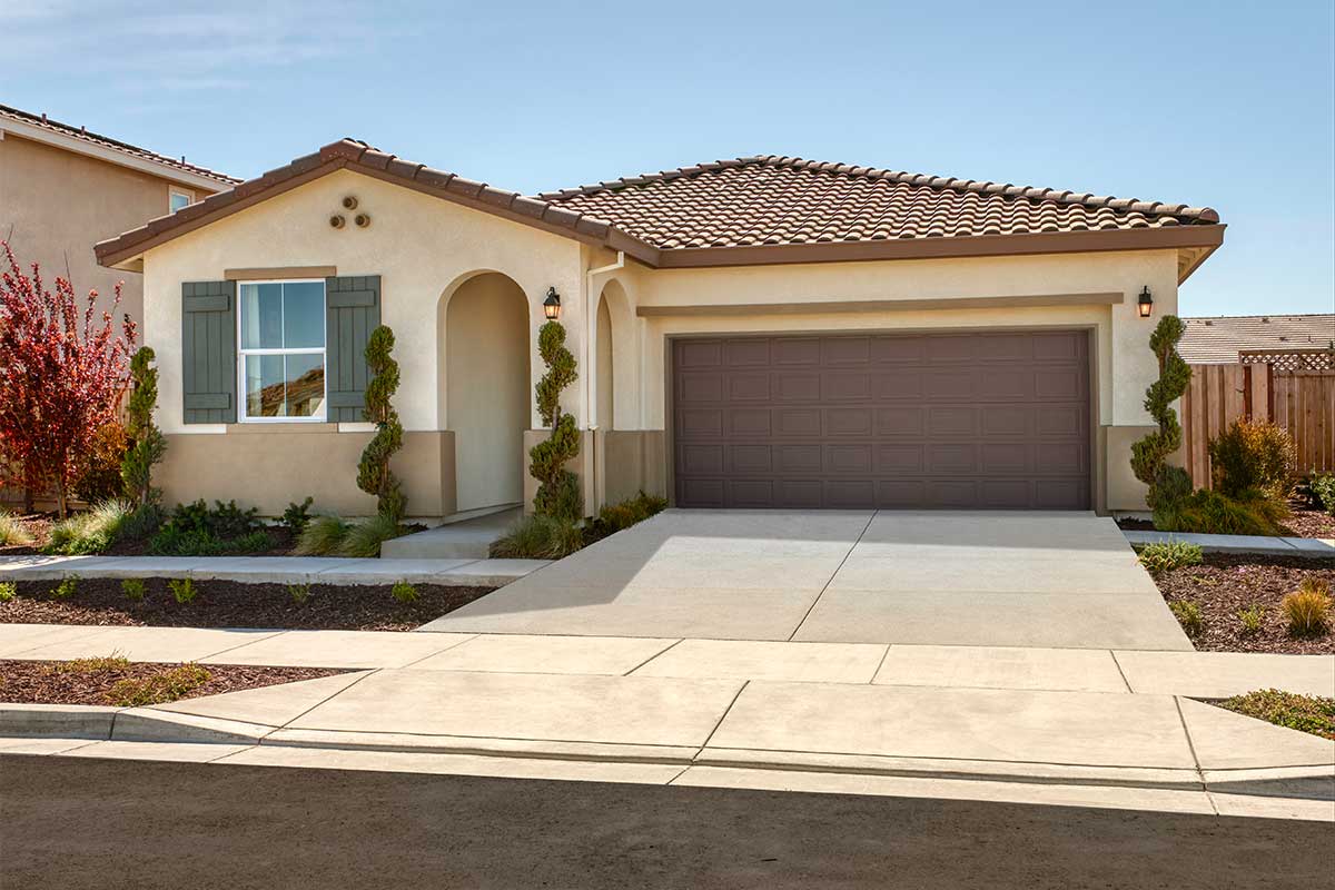 Exterior of a beautiful new home