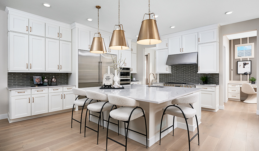 Thoughtfully designed kitchen in a new home