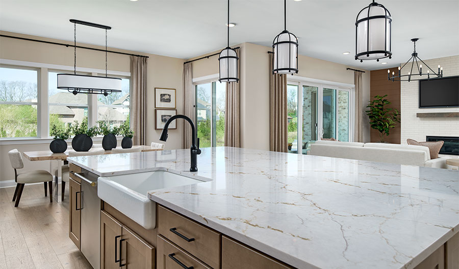 Well-appointed kitchen in a new home