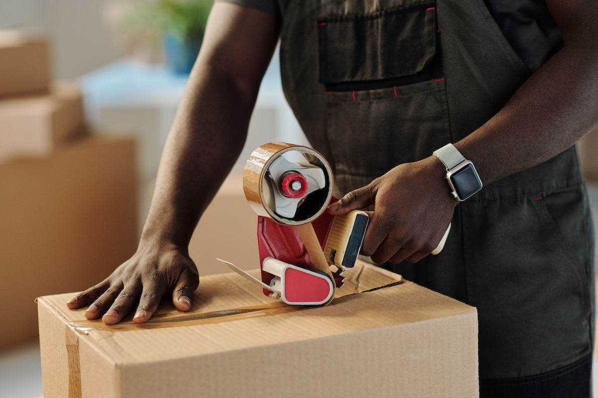 Individual following Packing Tips for Moving