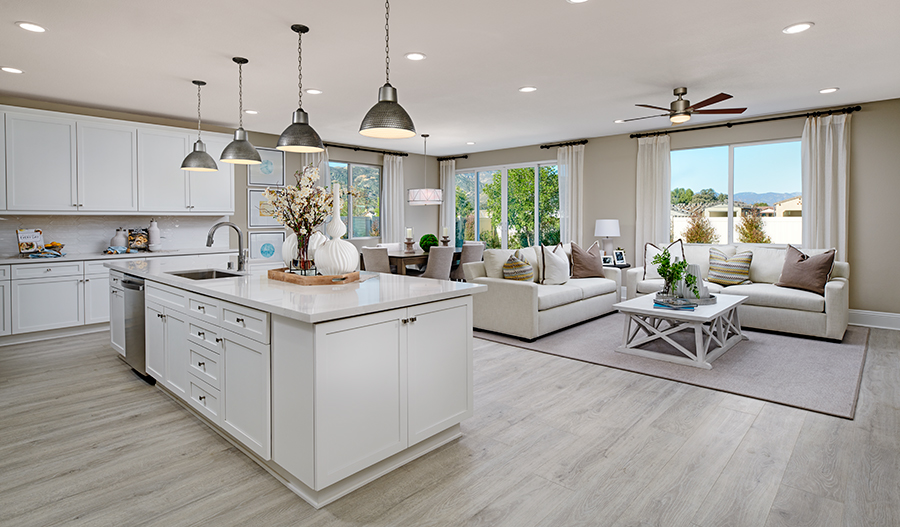 Impressive kitchen in a home at one of Richmond American's luxury communities