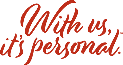 With Us, It's Personal™ logo