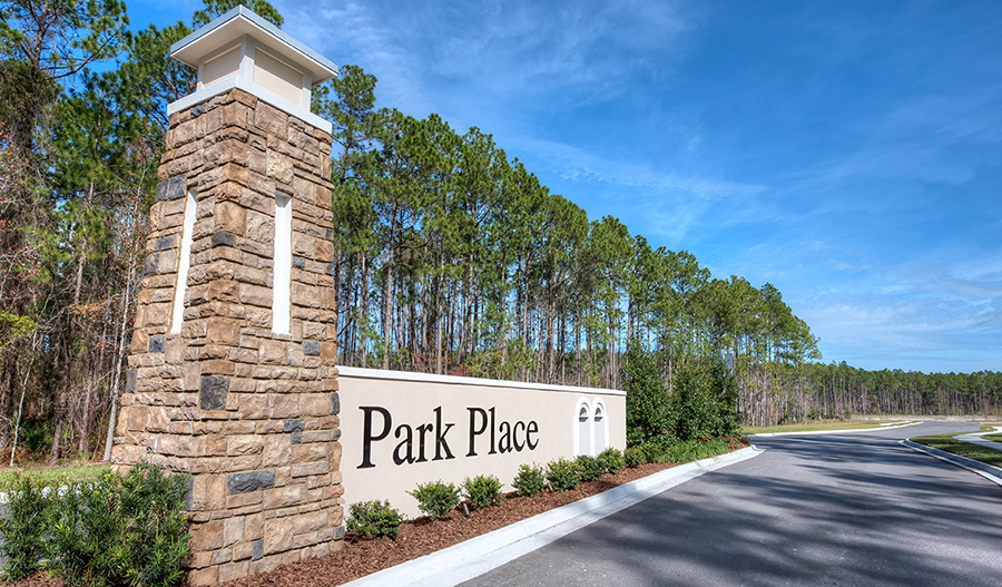 Entrance to the Park Place community in Jacksonville